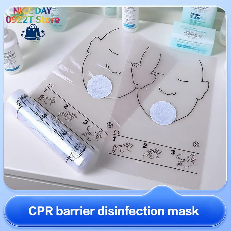 30 Portable Breathing Mask Disposable CPR Training First Aid