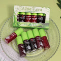 6-Pack Aloe Vera Tinted Lip Oil Set – Hydrating Lip Glaze