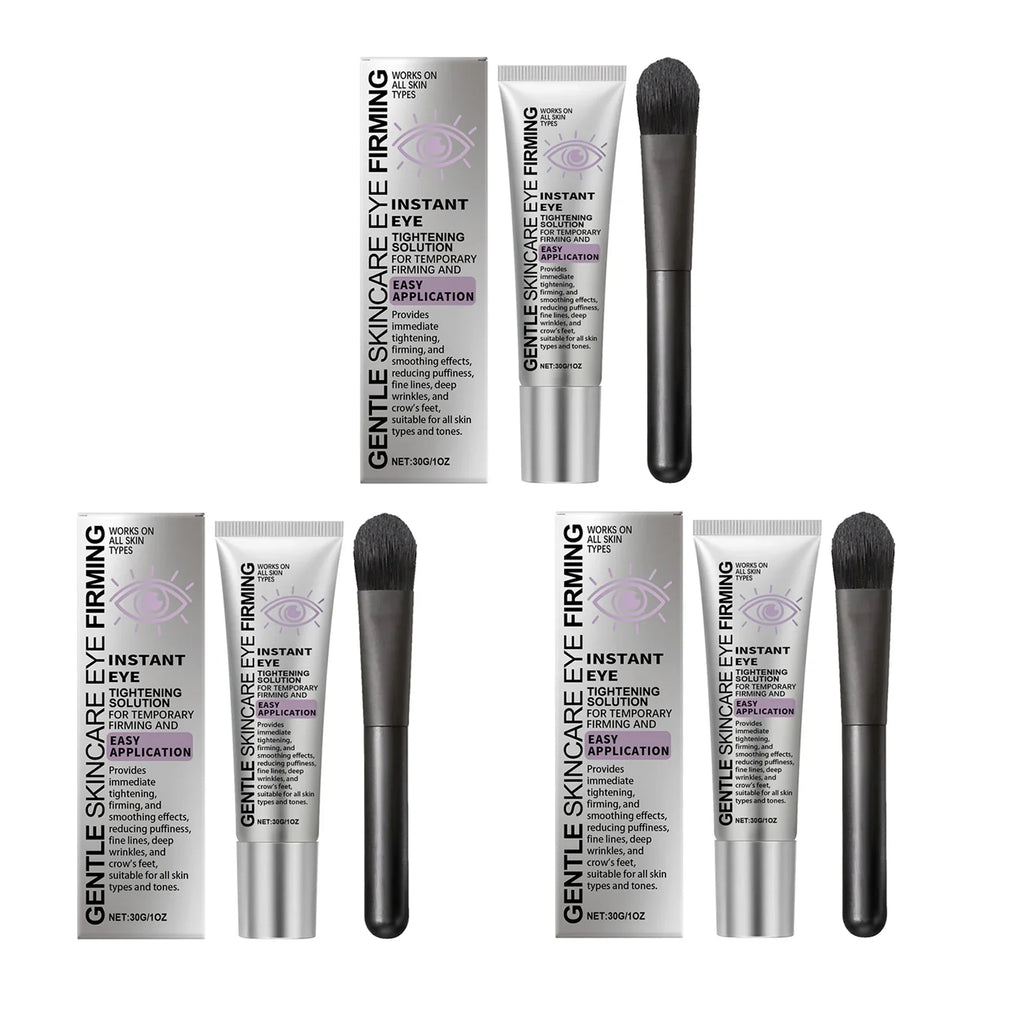 Instant Tightening Eye Cream with Brush – Anti-Puffiness 30g