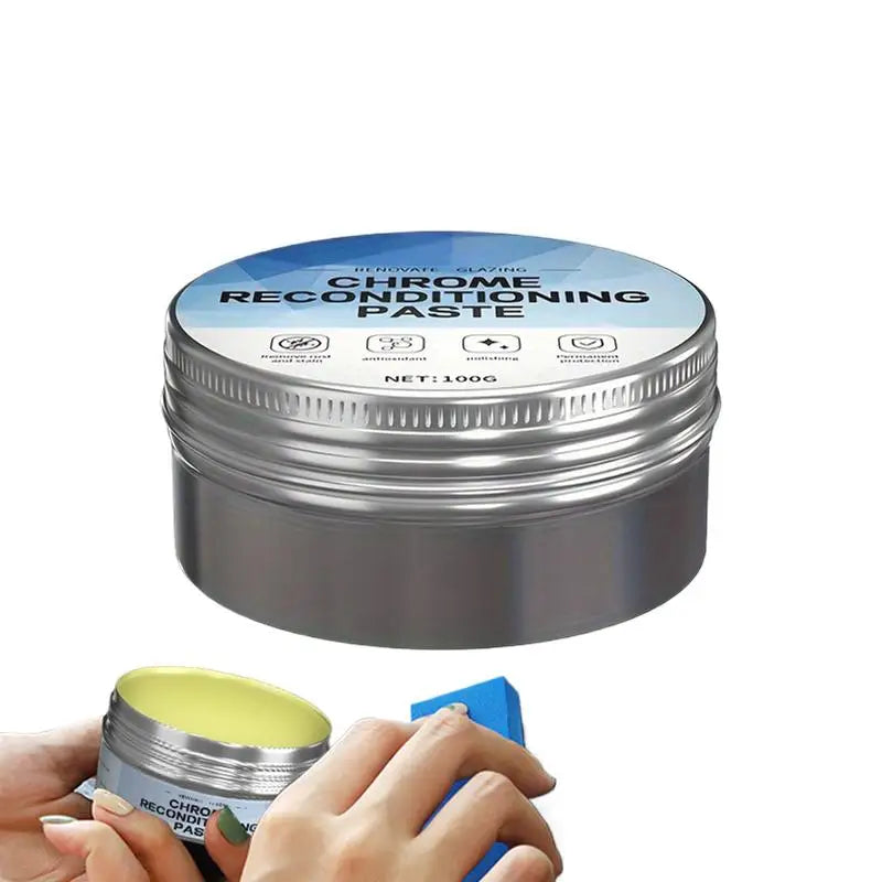 Rust Remover Metal Chrome Reconditioning Paste Tarnish Stainless