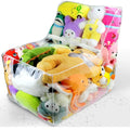 Kids Storage Stool Chair 2in1 Thickened PVC Toy Organizer Bag