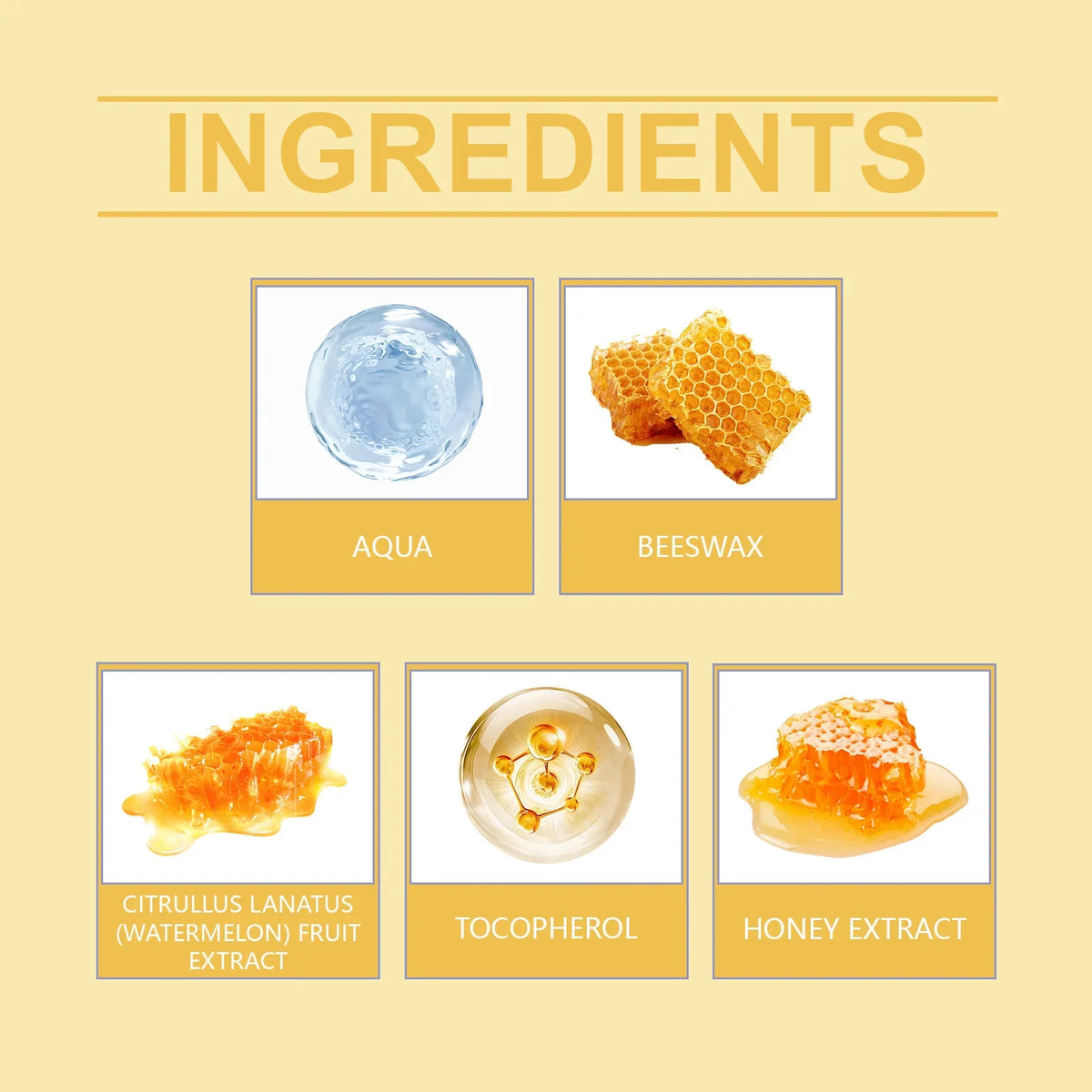 Propolis Lip Mask Fades Lines Anti-crack Protection Balm Moisturizes
