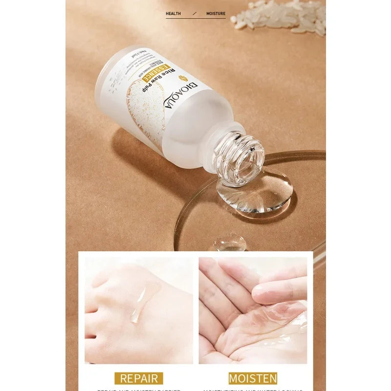 BIOAQUA Rice & Hyaluronic Acid Face Serum | Brightening Moisturizer
