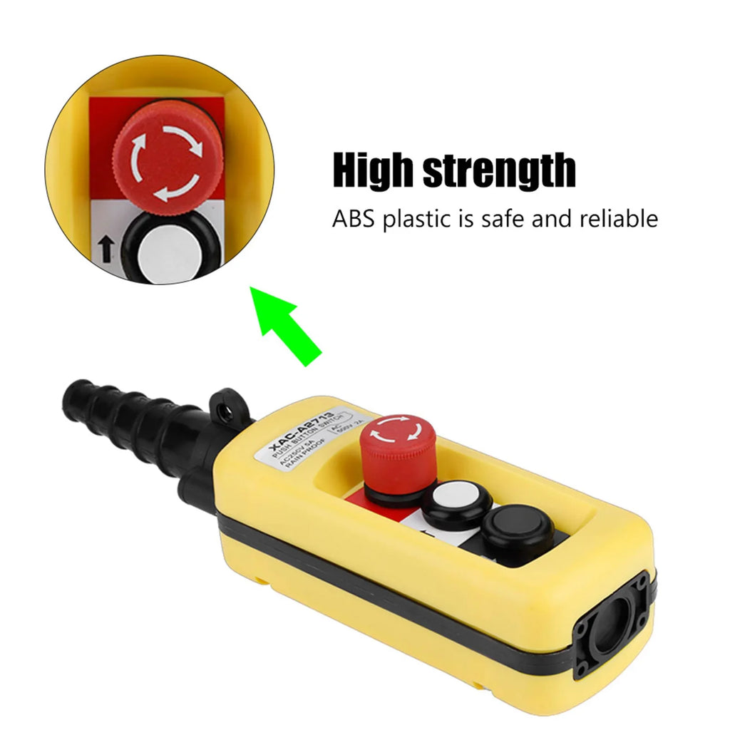 Crane Chain Hoist Push Button Switch Lifting Pendant Controller