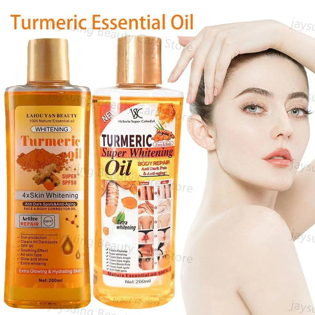 Turmeric Essential Oil 200ml – Face & Body Moisturizer