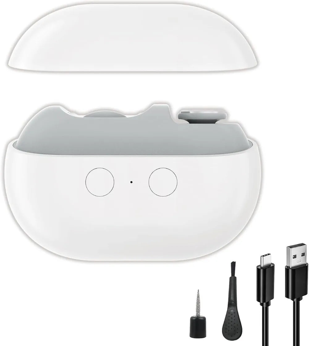 Electric Nail Clipper & Trimmer – Rechargeable, LED Light
