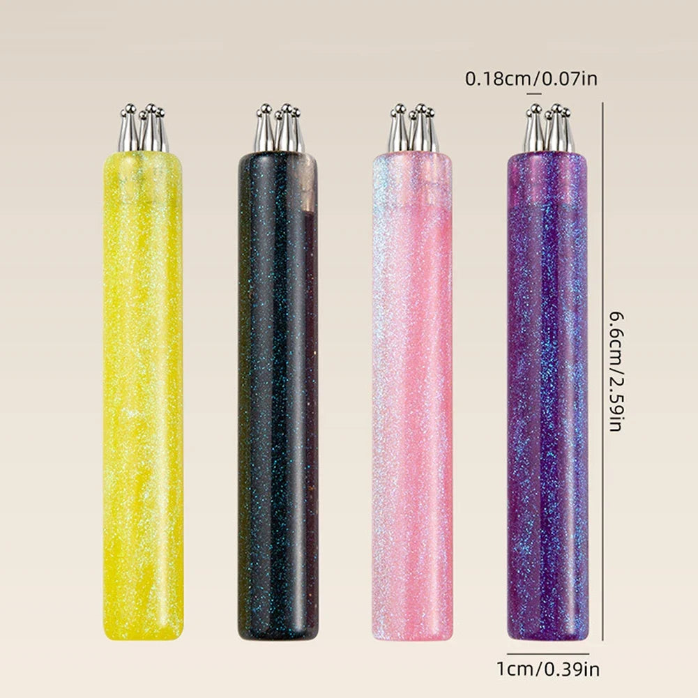 5-Petal Flower Nail Art Dotting Pen | Multi-Head DIY Manicure Tool