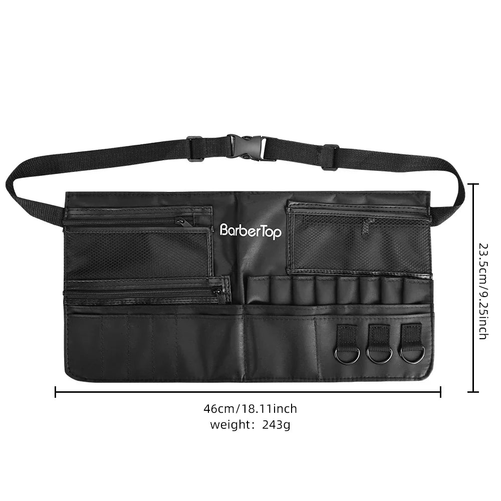Multi-Pocket Barber Waist Tool Bag | Salon Organizer Pouch