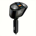 Dual USB Type-C Car Charger | Digital Display Fast Charging