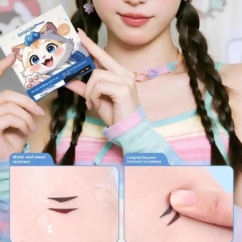 Eyeliner Seal Stickers Waterproof Sweat-Proof | 104–128 Pcs