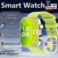 LED Flashlight Smartwatch – Bluetooth Call & Fitness Tracker HW12