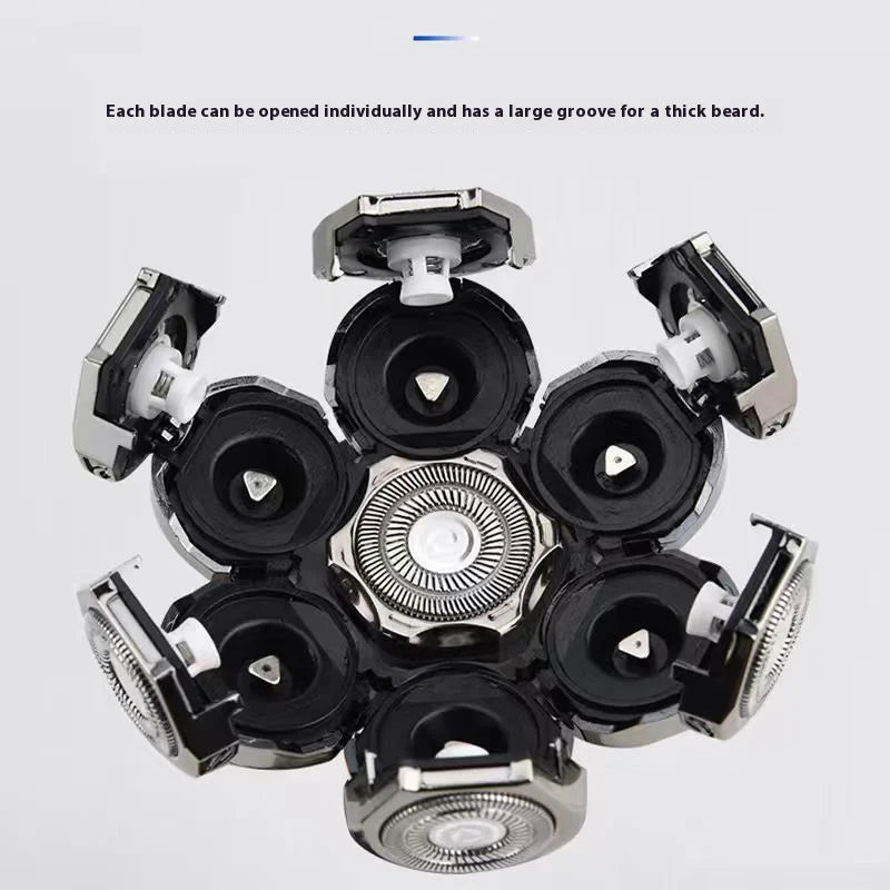 7D Floating Electric Shaver Replacement Head – 7-Blade Cutter
