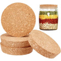 4 Pcs Large Wooden Cork Stoppers 4.4–4.8 Inch Tapered Plugs