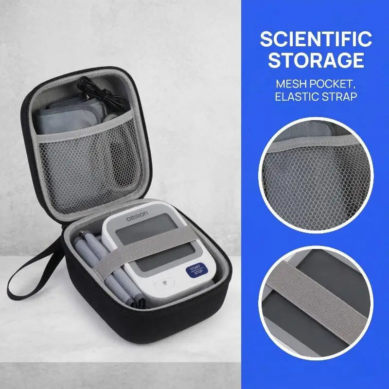Home Electronic Measurement EVA Blood Pressure Bag Hard Case Storage