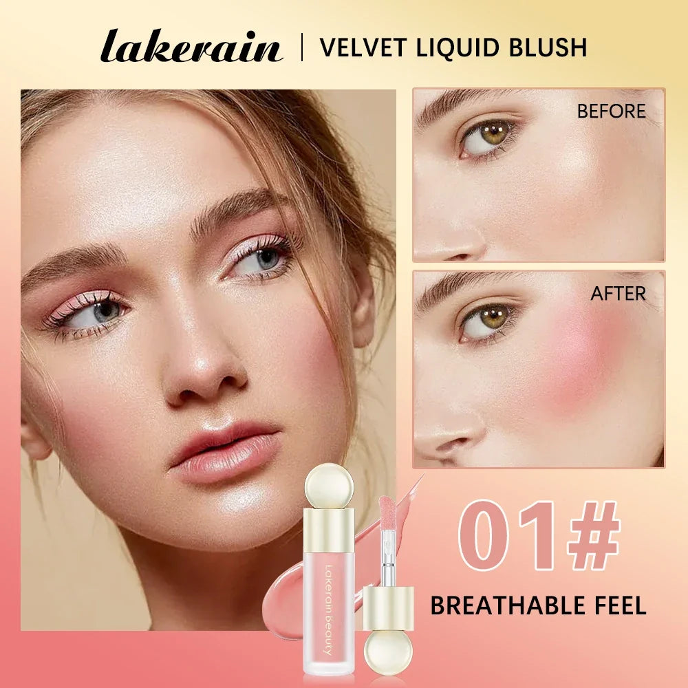 ibcccndc Matte Liquid Blush – Velvet Cheek Tint 5 Shades 7.5ml