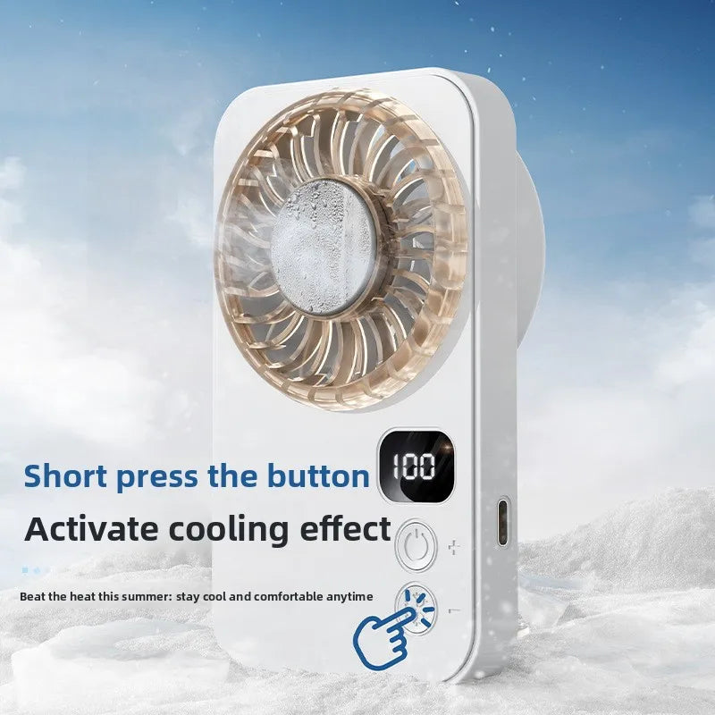Ultra-Thin Semiconductor Cooling Pocket Fan – Portable & Desktop
