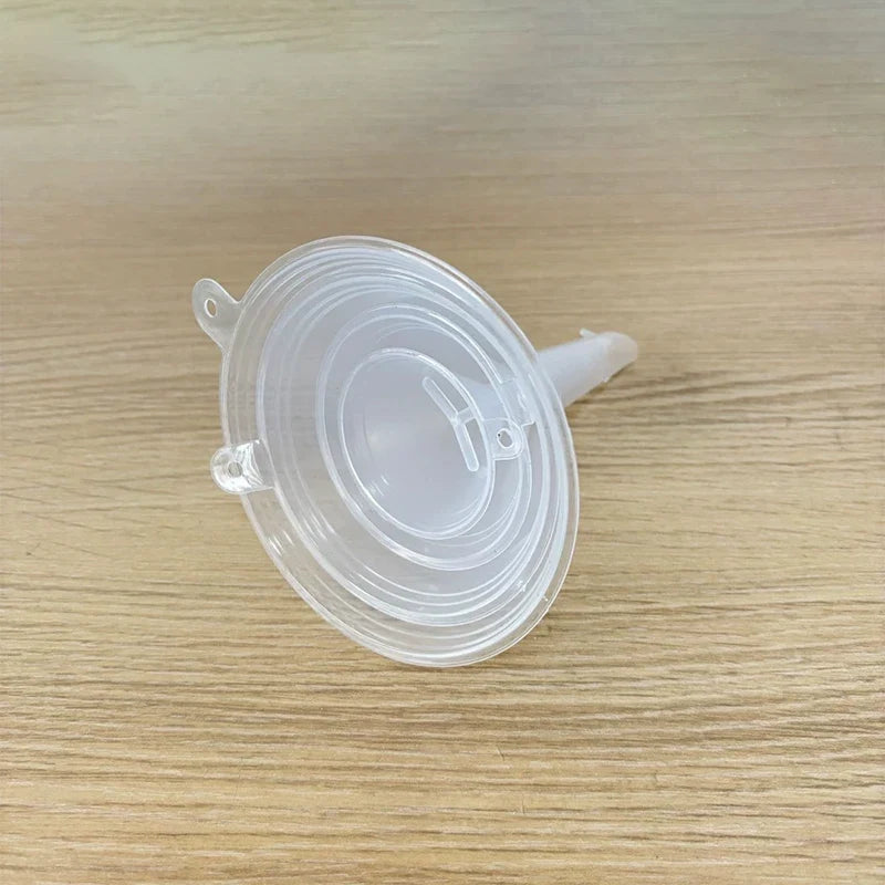Reusable Clear Plastic Funnel Lab PP Funnels Kitchen Bottles