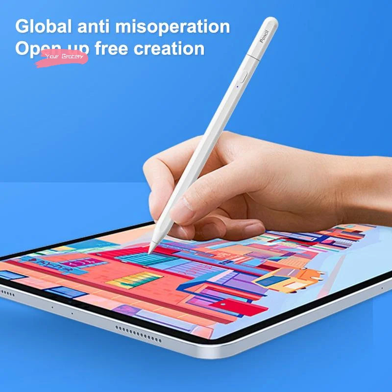 iPad Stylus Pen with LED Power & Palm Rejection | Capacitive
