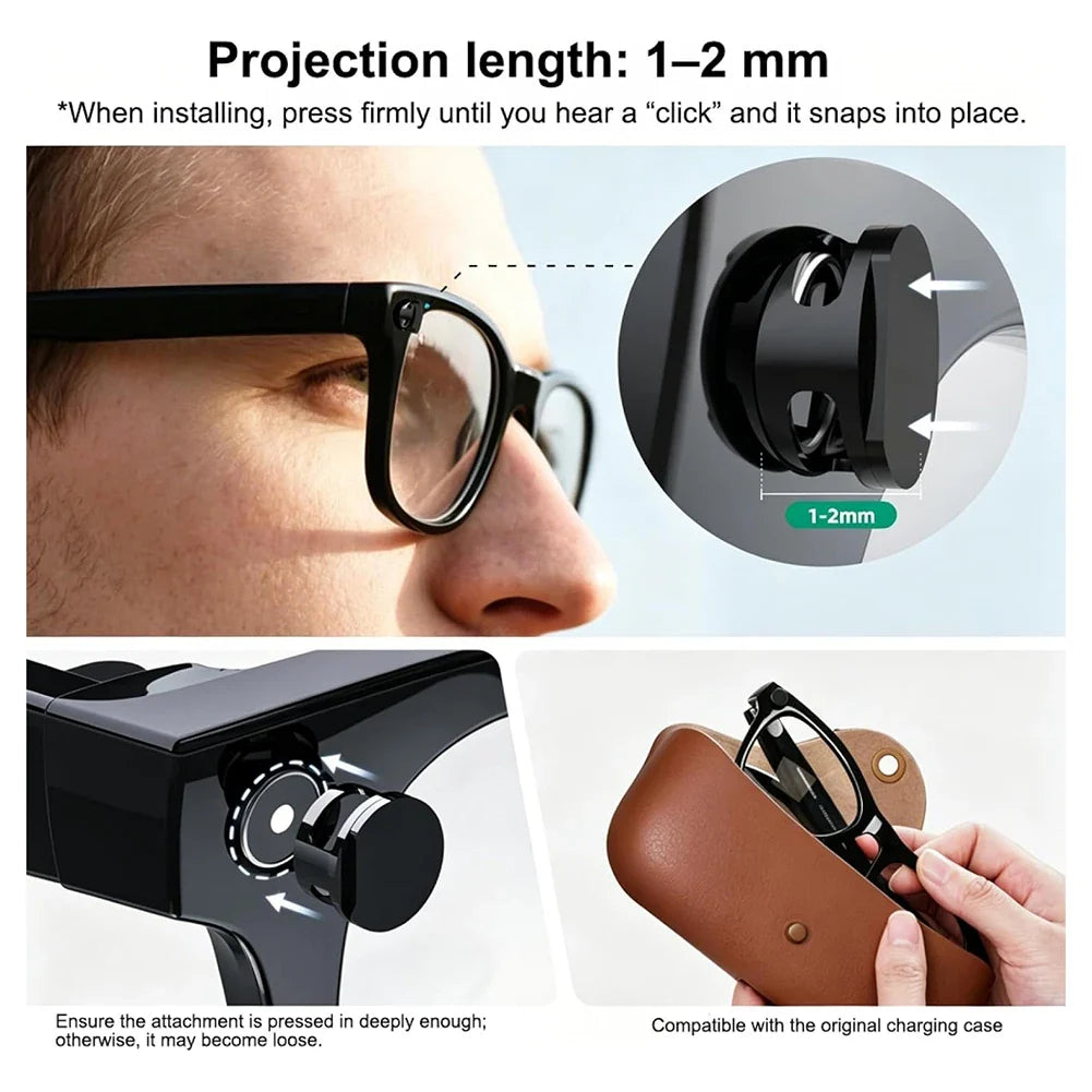 LED Light Blocker Cover for Ray-Ban Meta Smart Glasses