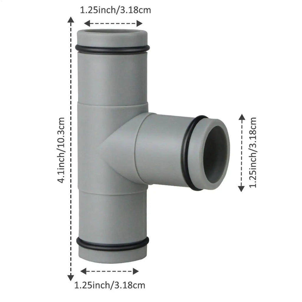 32mm T-Shape Pool Hose Connector | Rust-Resistant Filter Joint