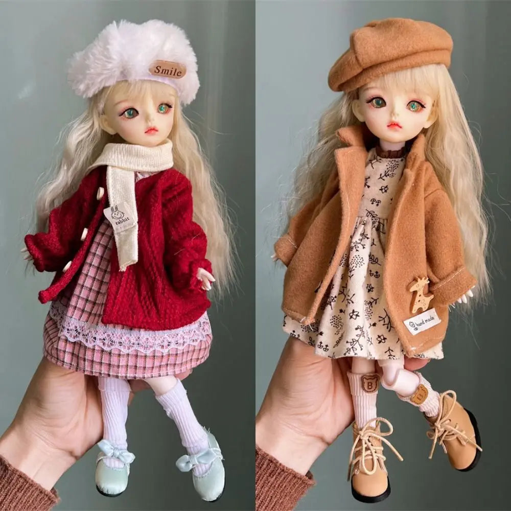 30cm BJD Doll Clothes – 1/6 Scale Outfit Set | Cartoon Dress
