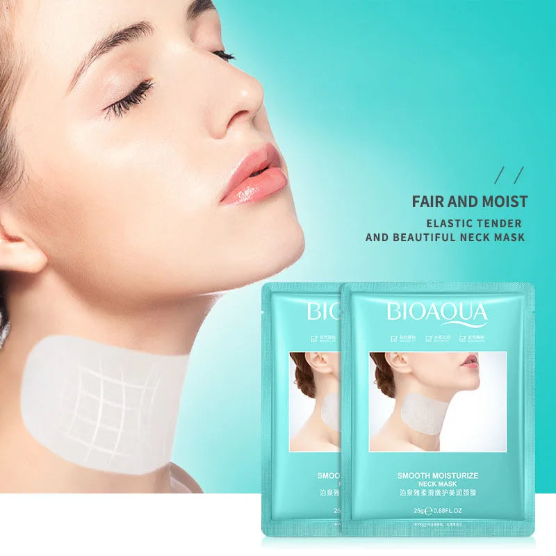BIOAQUA Collagen Neck Mask 20pcs – Firming & Brightening
