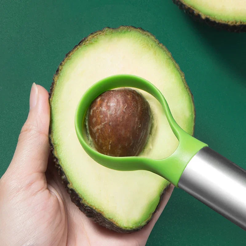 Avocado Slicer 1 Stainless Steel Cutter Peeler Knife Pitaya Kiwi