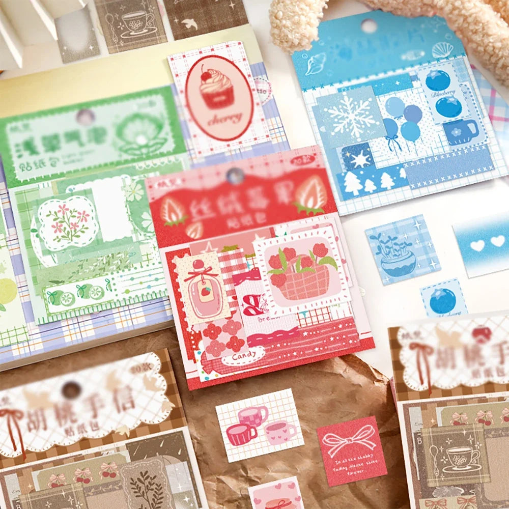 Berry Sea Salt Film Series Handheld Sticker Decoration Base Collage