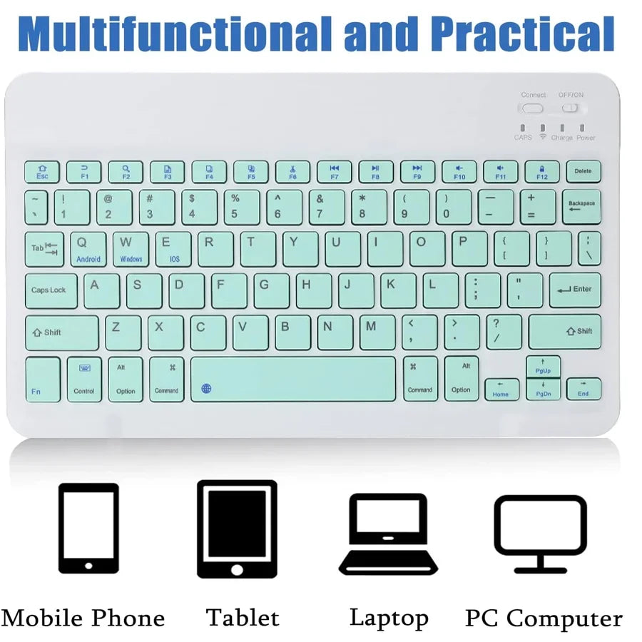 Ultra-slim Wireless Keyboard Mini 78-Key Bluetooth-compatible