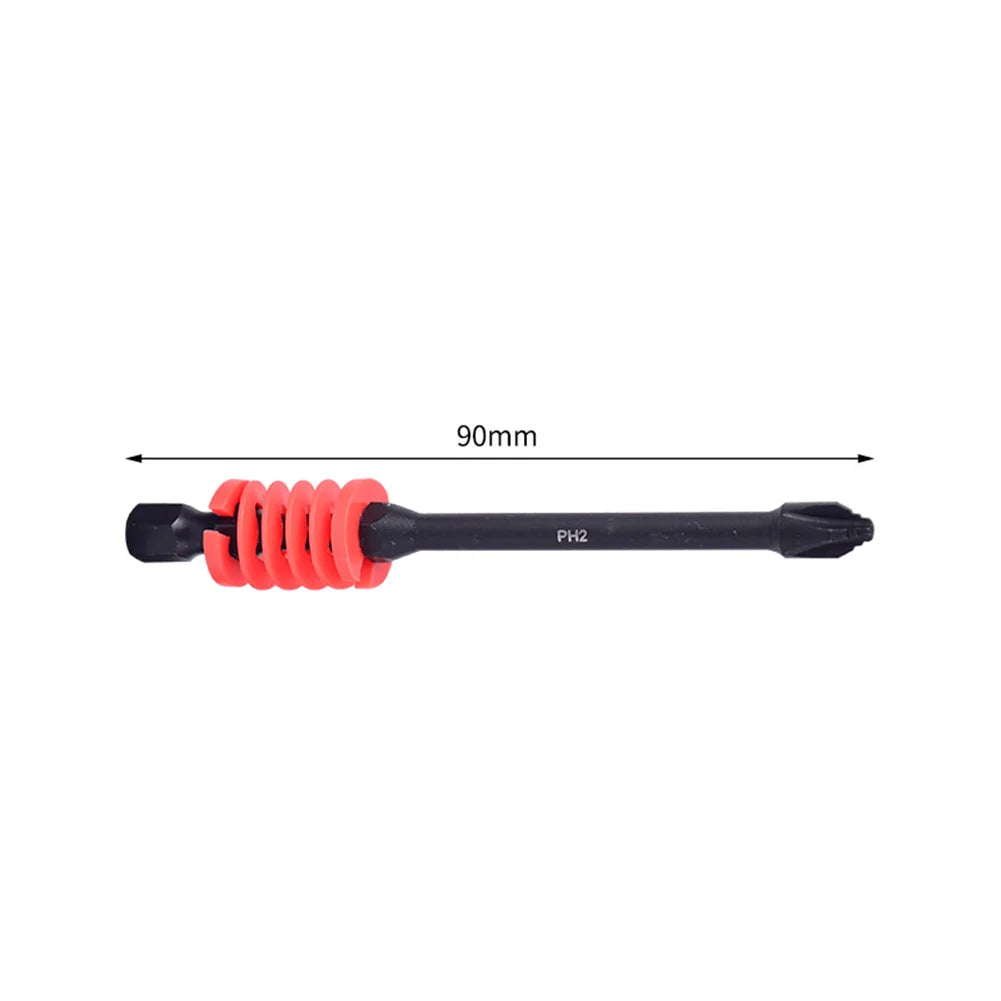 Magnetic Cross Head Screwdriver Bits 65/90/110mm Hex Shank