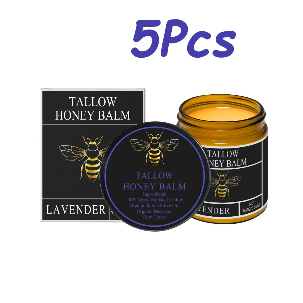 Beef Tallow Honey Cream – Moisturizing & Soothing Balm