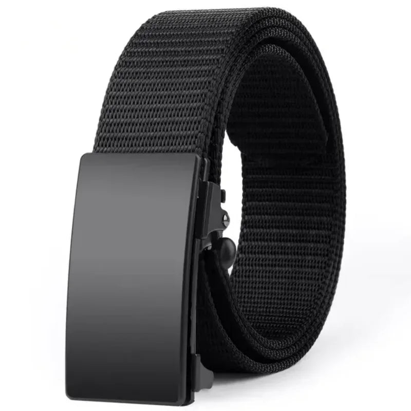Men's Canvas Belt Quick Release Automatic Buckle | Outdoor Sports