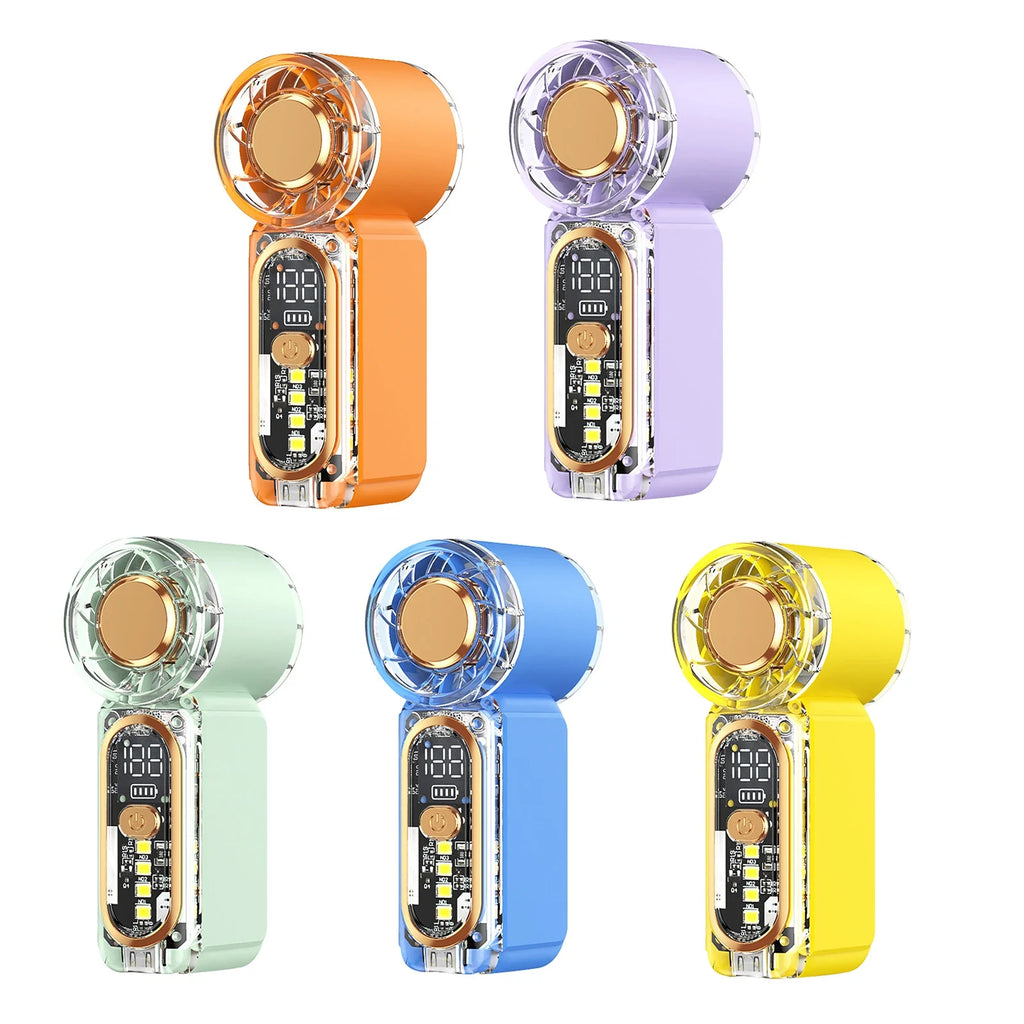 Personal Mini Pocket Fans Type-c Rechangable Ultra-quiet Small