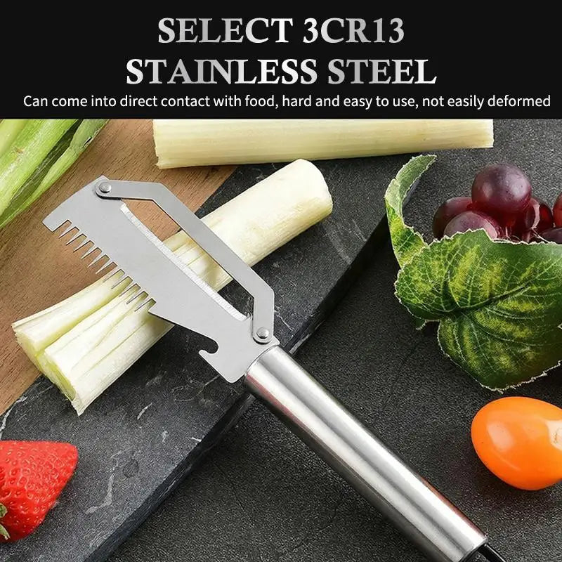 Stainless Steel Scallion Peeler Knife – 1/2/3 Pcs Set