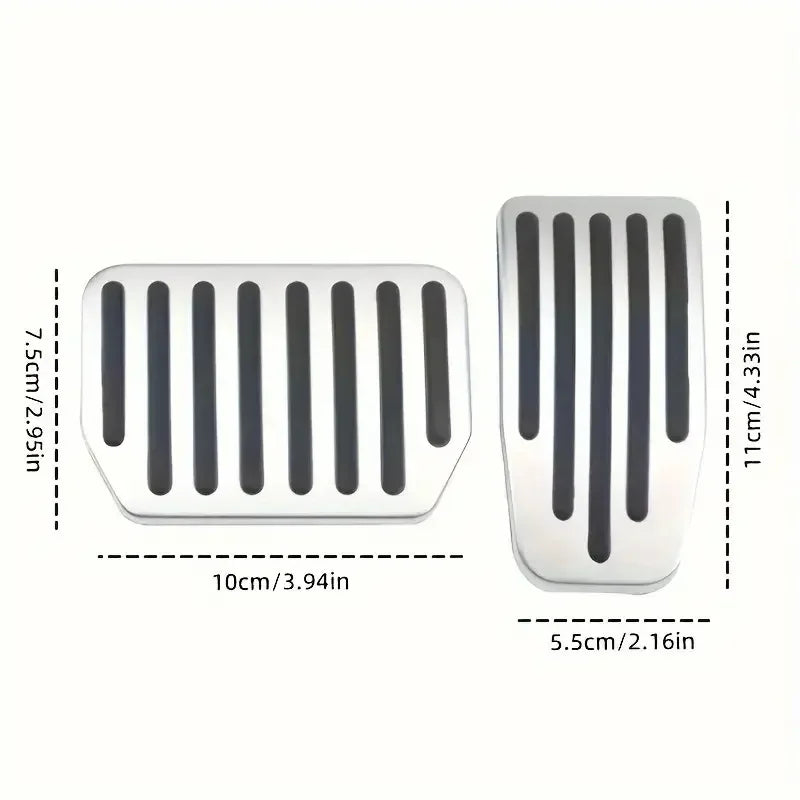 Futhope Car Foot Pedal Pads Covers Tesla Model 3 Y Highland 2021-2024