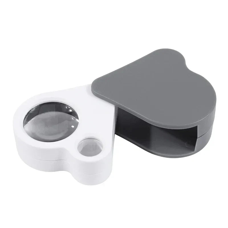 Mini 30X 50X Dual Lens Folding Pocket Loupe Magnifier – Jewelry