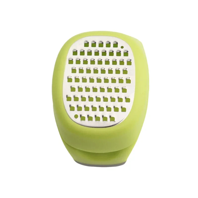 Stainless Steel Multifunctional Grater – Ginger, Garlic & Cheese