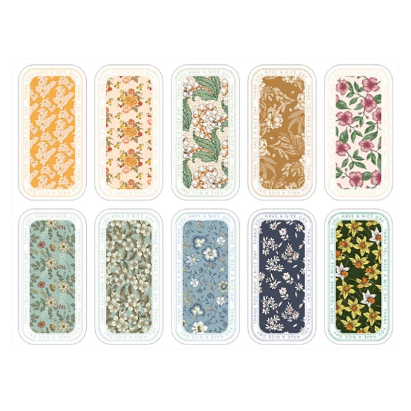 100pcs "Happy To See You Too" Thank You Stickers | Gift Packaging