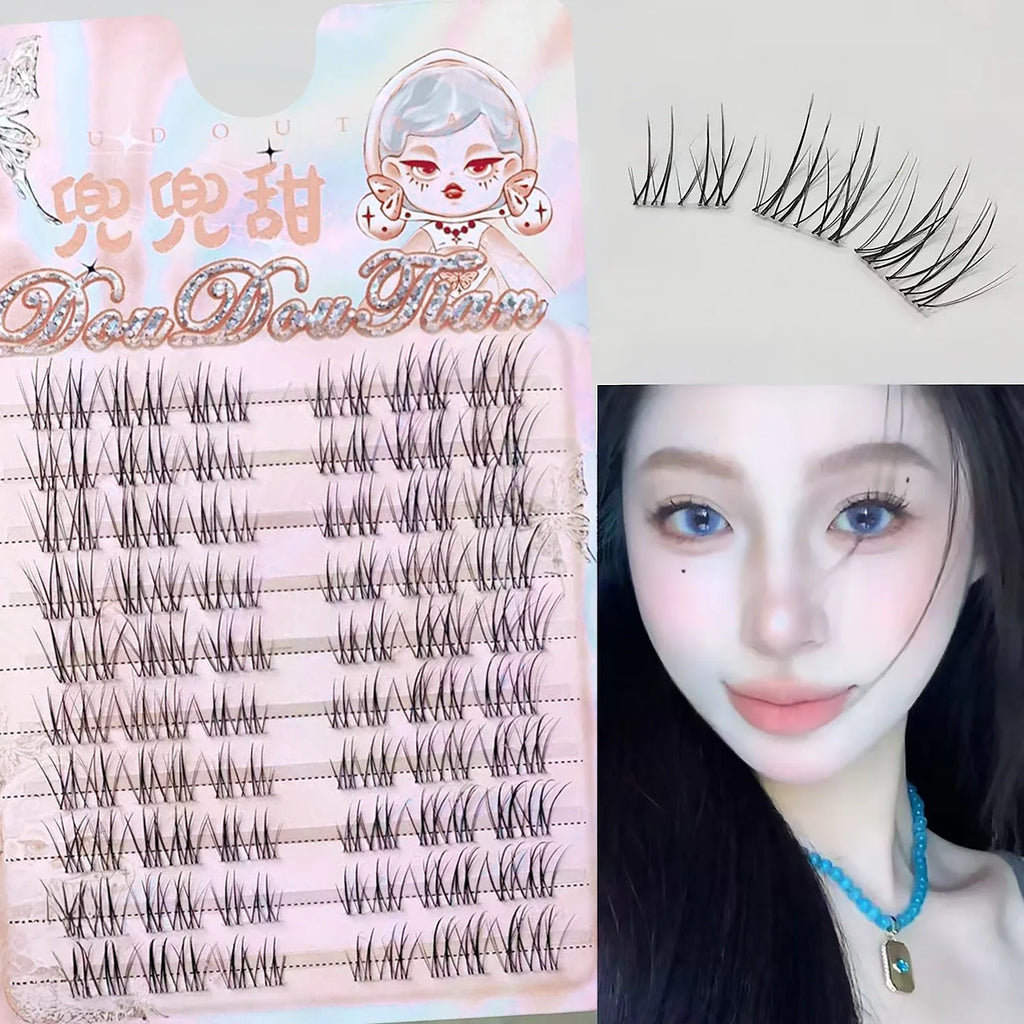 DIY Cluster False Lashes – Wispy Fly Fish Tail Style