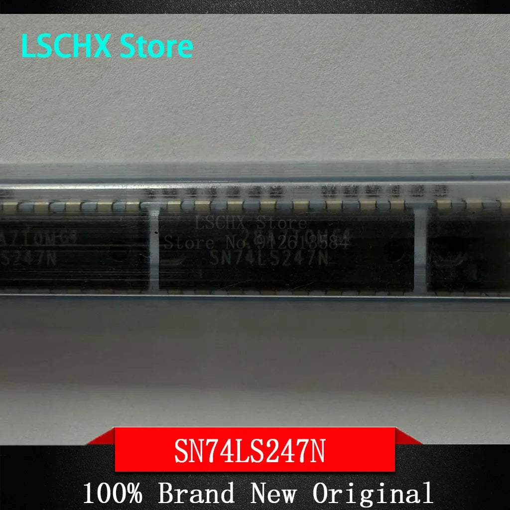 10pcs SN74LS DIP Logic ICs – 74LS138 74LS08 74LS247 & More