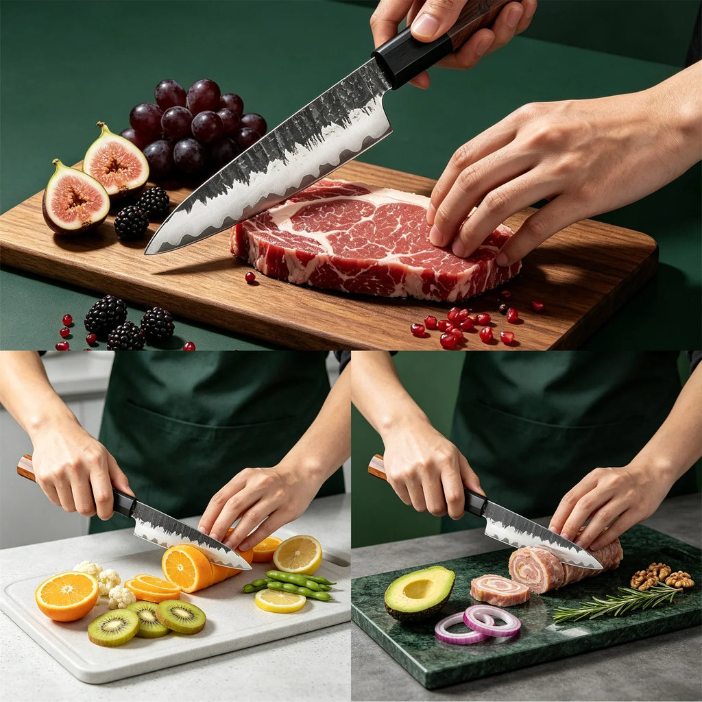 Japanese Chef Knife – Clad Steel Paring, Slicing & Boning