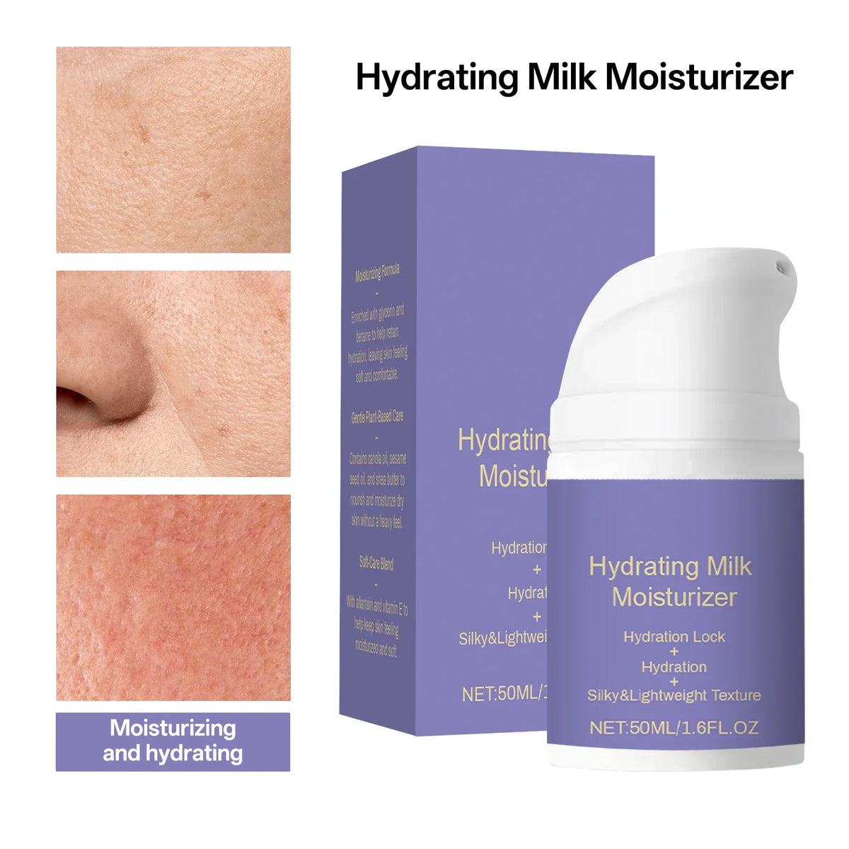 Hydrating Milk Moisturizer – Shea Butter & Glycerin Cream 50ml