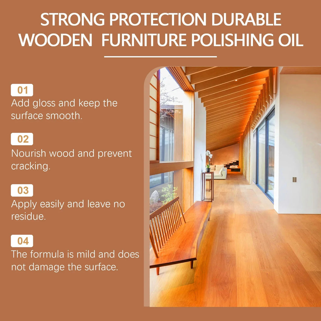 JAKEHOE Wood Furniture Polish Oil – Restore, Shine & Protect