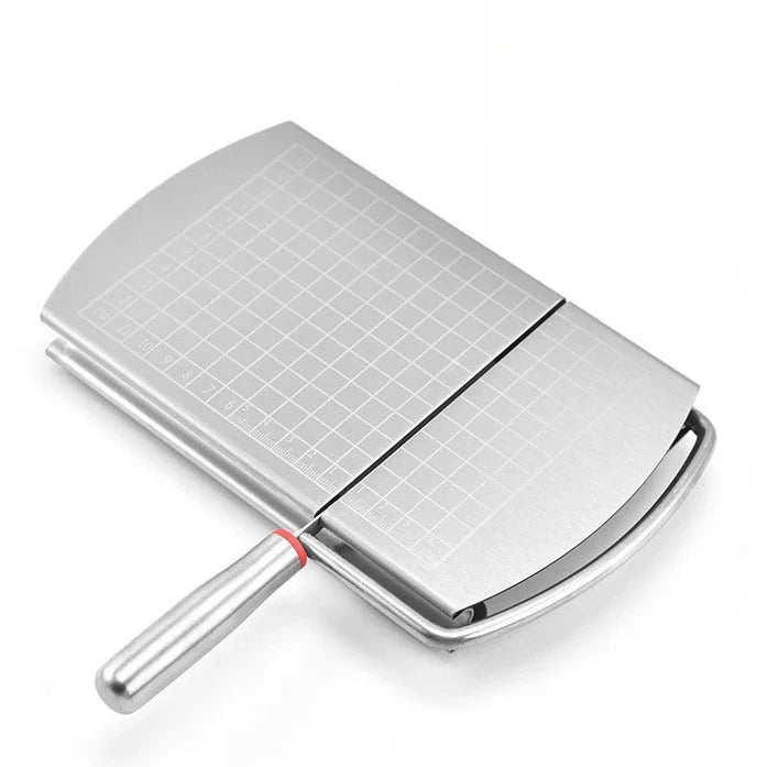Stainless Steel Cheese & Deli Slicer with Silicone Suction Base