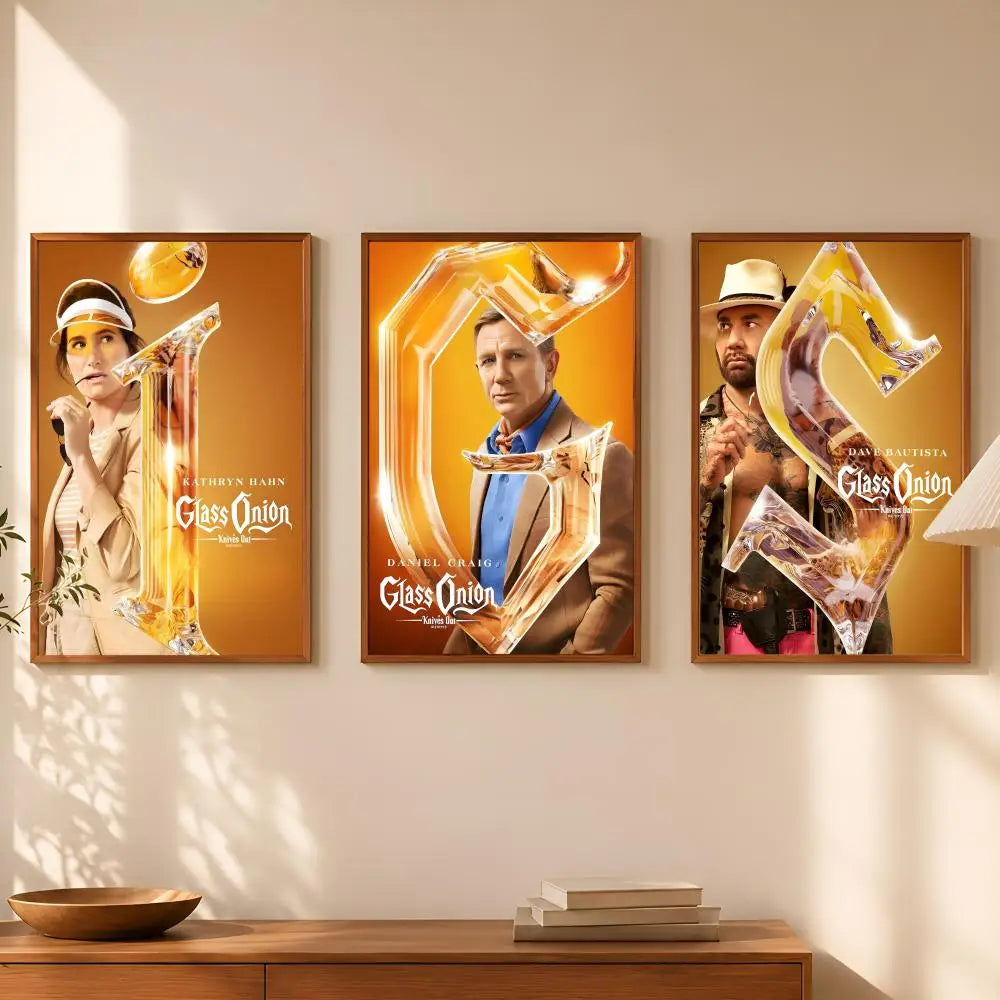 Glass Onion Knives Out Poster – Self-Stick HD PVC Wall Art