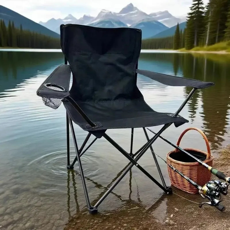 Portable Folding Camping Chair – Lightweight Aluminum Stool