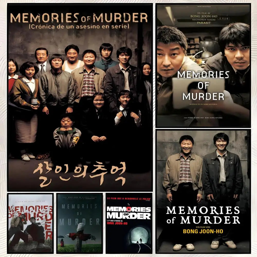 Memories of Murder Movie Poster – HD Self-Stick PVC Wall Art
