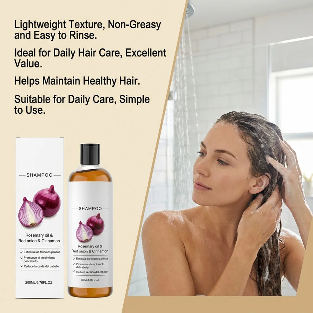 Onion & Cassia Shampoo – Strengthen, Repair & Add Shine 200ml