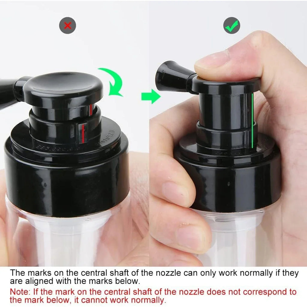 180ml Refillable Hair Powder Spray Bottle | Fiber Applicator