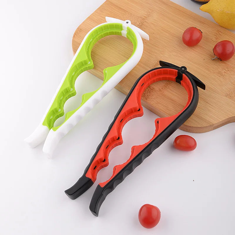 4-in-1 Can & Bottle Opener – Multi-Function Kitchen Lid Tool